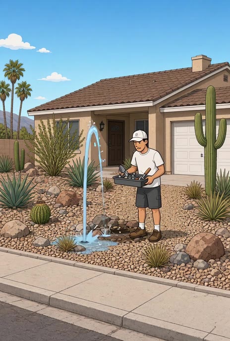 Sundowner Irrigation on the job